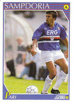 Fausto Pari Sampdoria Score 92 Seria A #229